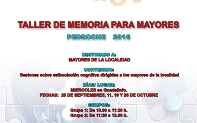 Taller de Memoria para mayores