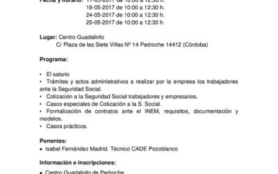 Curso ‘Nóminas y Seguridad Social. Contrataciones’