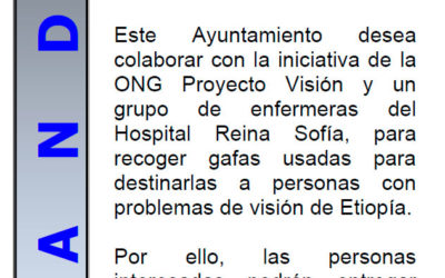 Campaña de recogida de gafas usadas para Etiopía