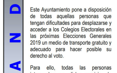 Medio de Transporte para Elecciones Generales 2019