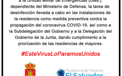 Coronavirus COVID19. Agradecimiento a la UME