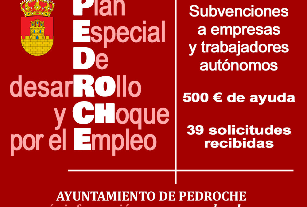 39 empresas se beneficiarán de la ayuda de 500 euros del Ayuntamiento de Pedroche 1