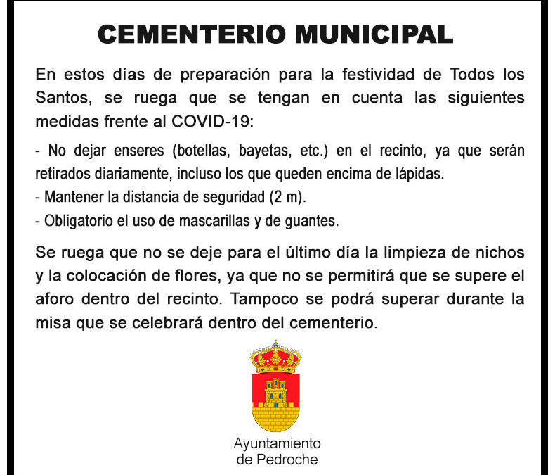 Cementerio Municipal. Nota informativa 1