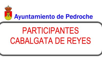 Participantes Cabalgata de Reyes 2024